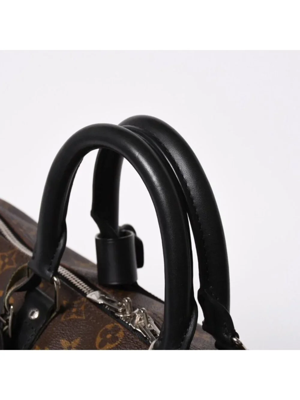 Louis Vuitton Boston Bag Keepall Bandouliere 45 Monogram Brown Gold